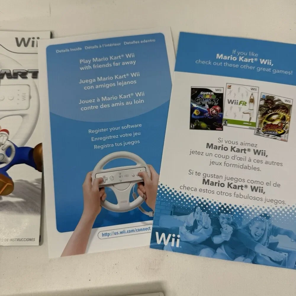 Mario Kart Wii Game CIB Nintendo Wii 2008 Complete in Box with Manual TESTED